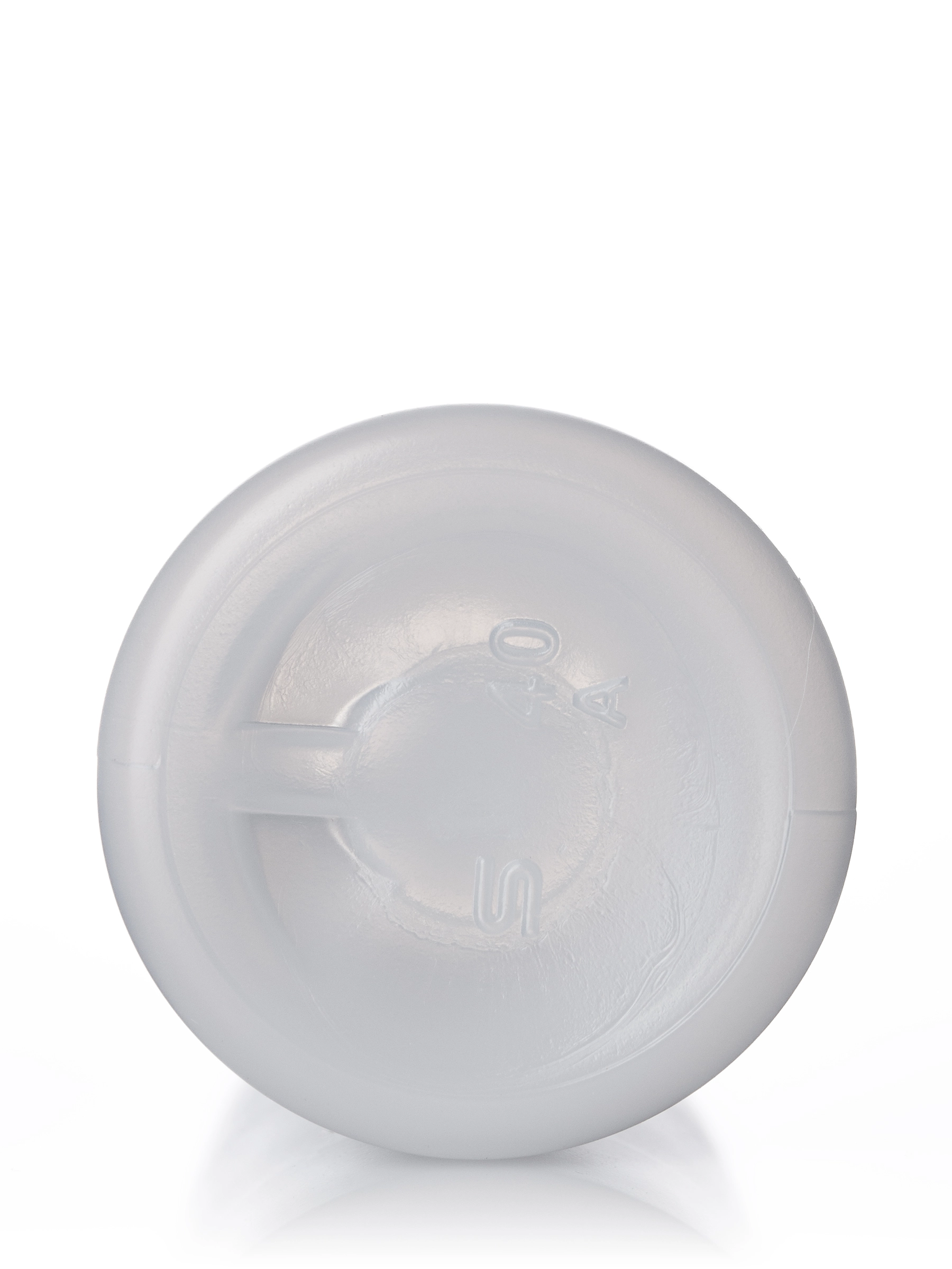 2 oz Natural-Colored HDPE Plastic Cylinder Round Bottle – B775NT