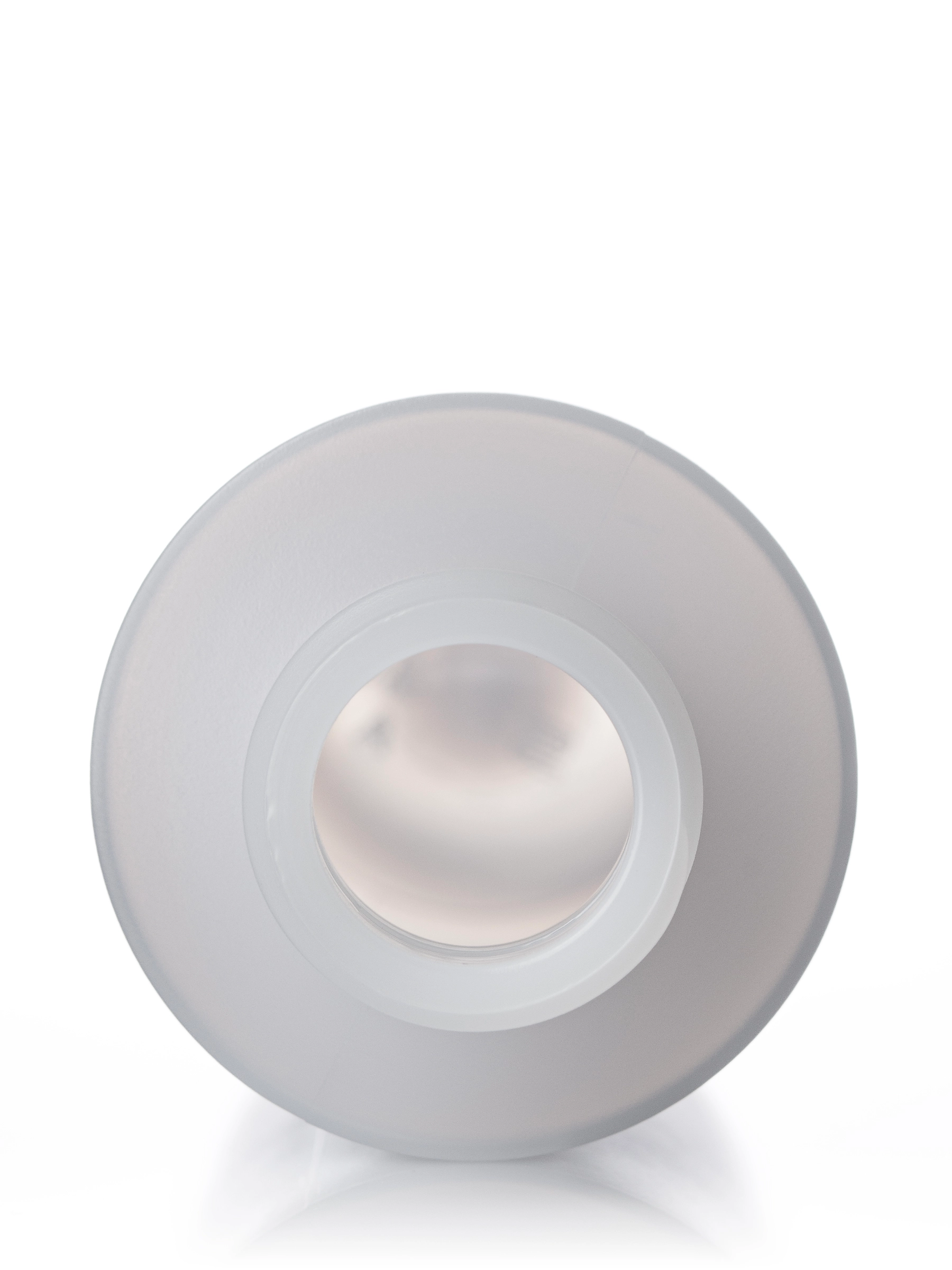 2 oz Natural-Colored HDPE Plastic Cylinder Round Bottle – B775NT