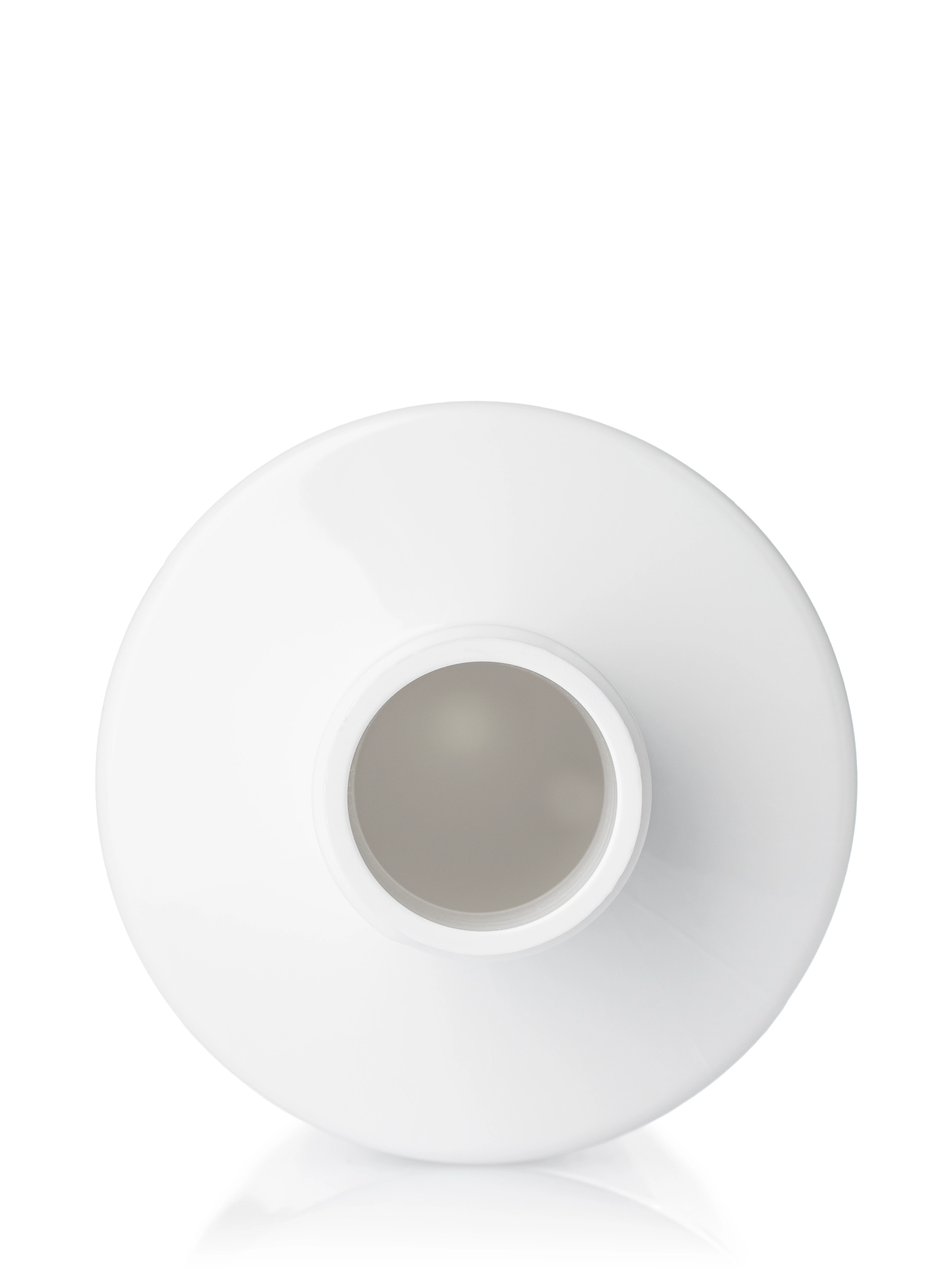 12 oz White PET Plastic Cylinder Round Bottle – B785WH