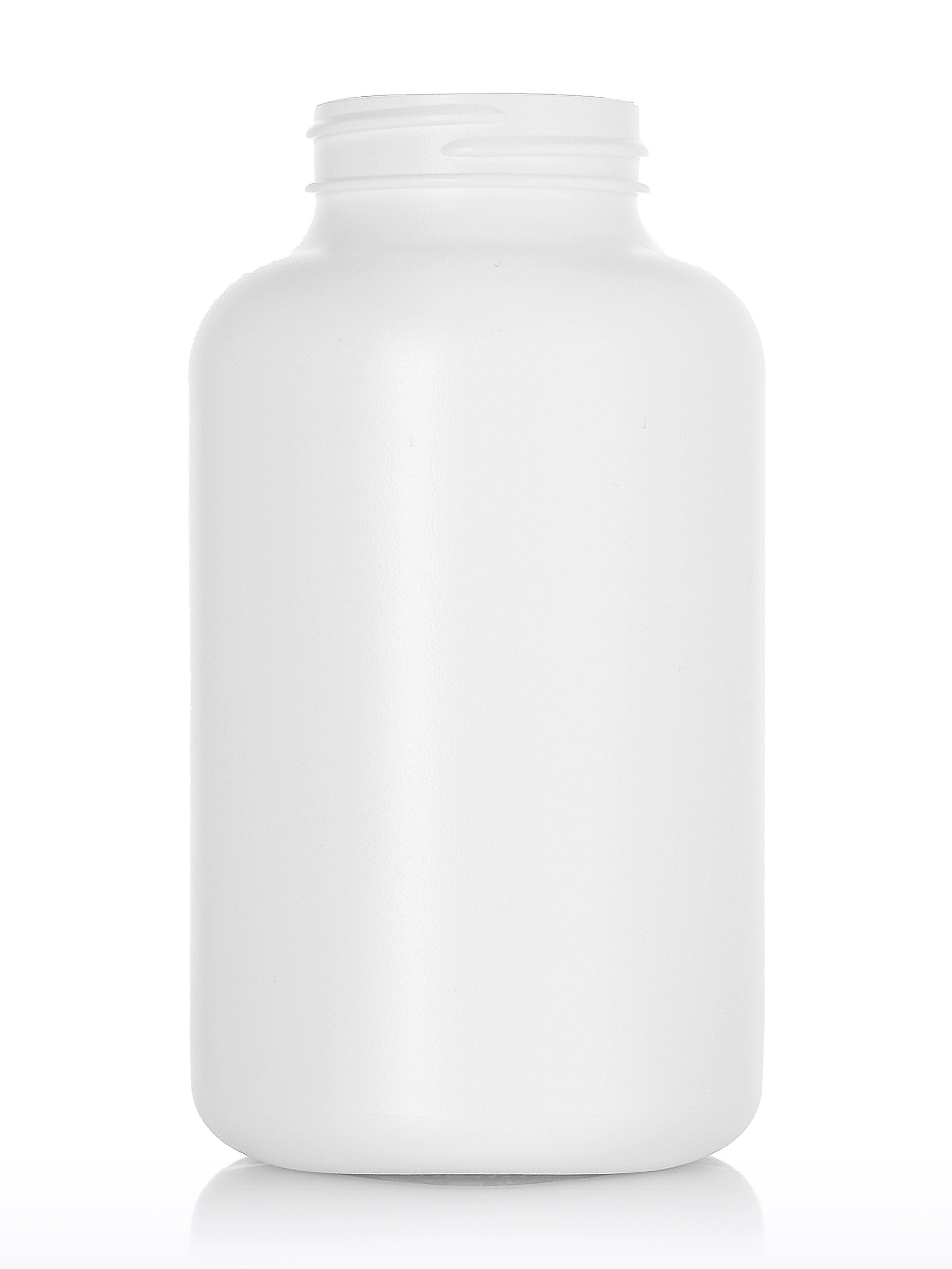400 cc White HDPE Plastic Pill Packer Bottle – B787WH