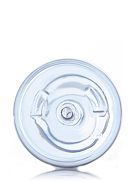 16 oz Clear PET Plastic Boston Round Bottle – B804