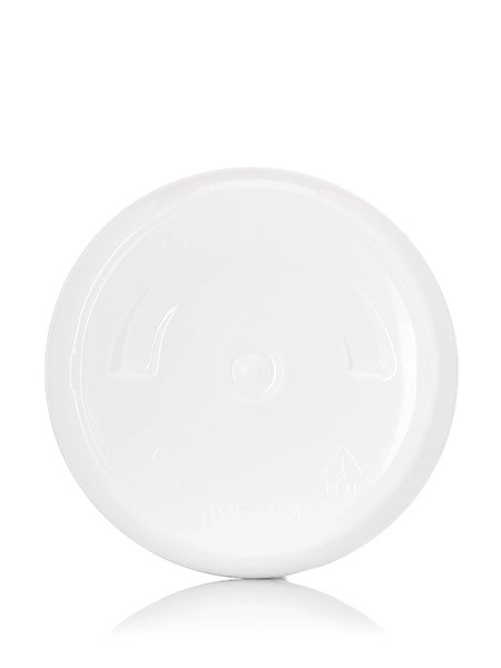 16 oz White PET Plastic Boston Round Bottle – B804W