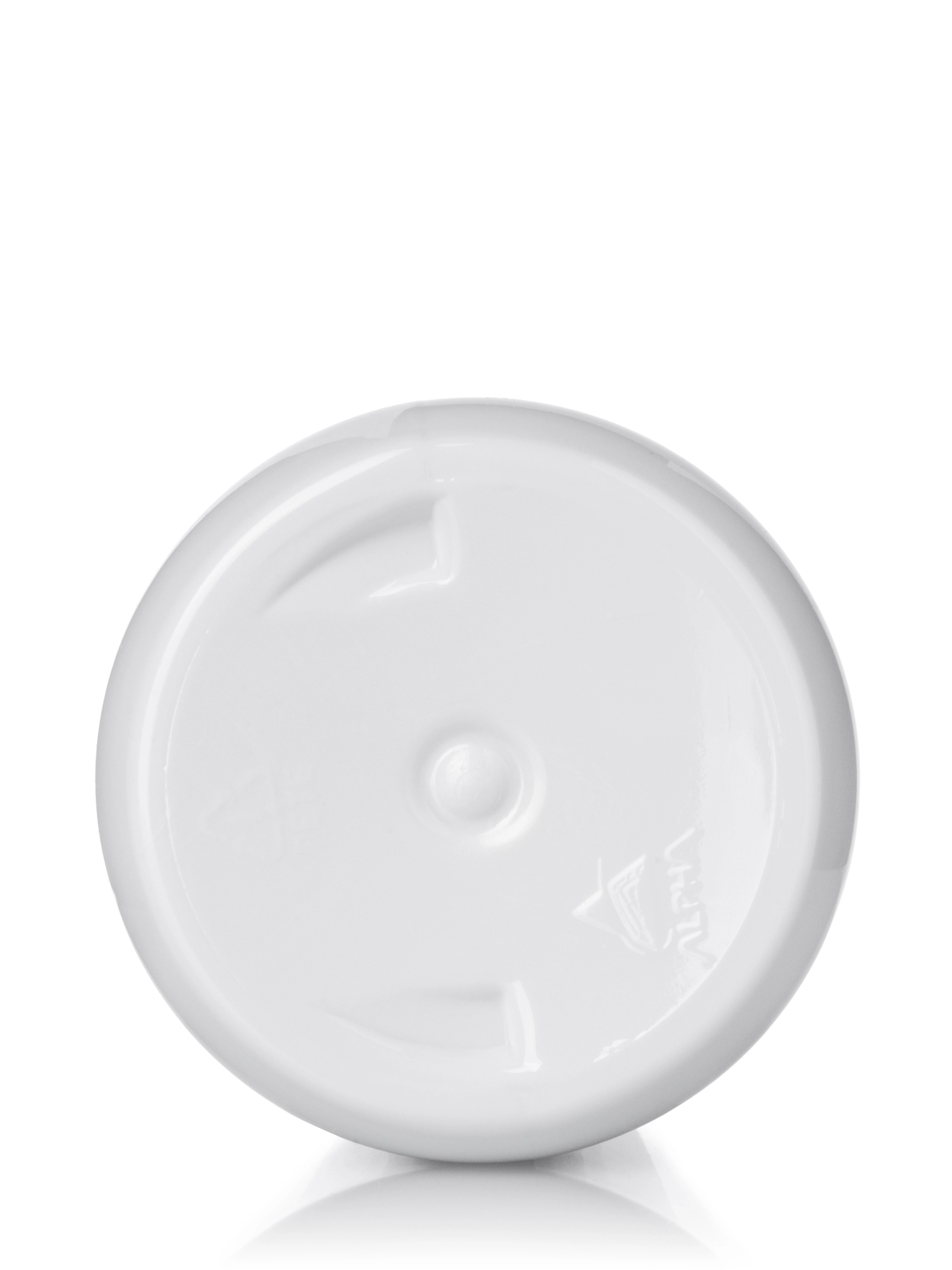 12 oz White PET Plastic Boston Round Bottle – B817
