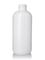 12 oz white PET plastic boston round bottle with 28-410 neck finish