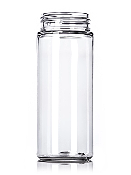 50 ml Clear PET Plastic Cylinder Round Bottle – B833