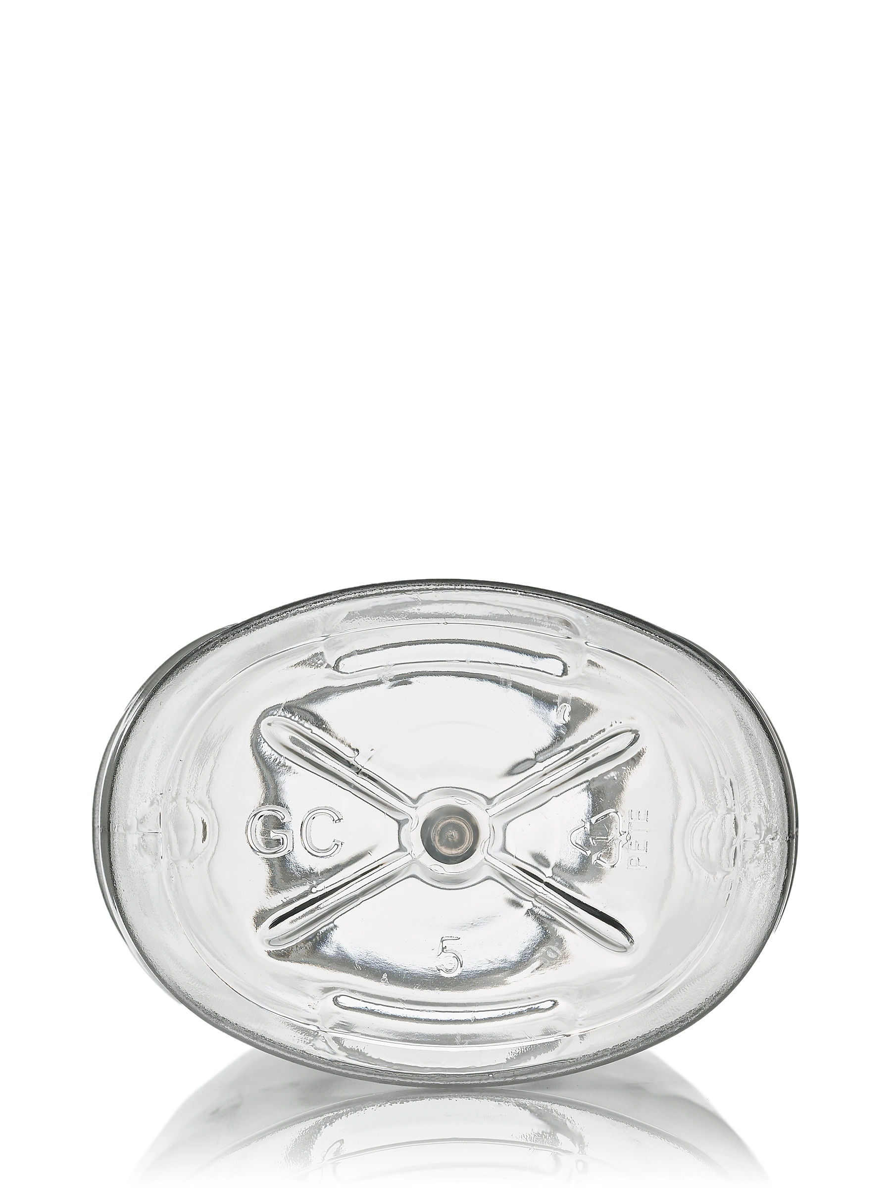 16 oz Clear PET Plastic Honey Bottle – B836CL