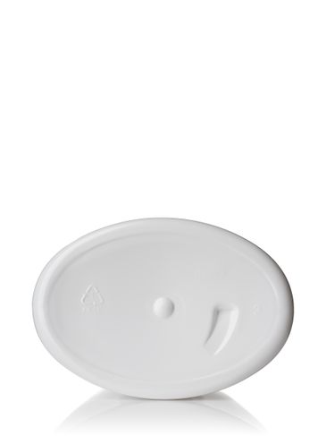 250 mL white PET plastic tabletop oval foamer bottle with 40mm neck finish