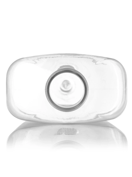 350 ml Clear PET Plastic Metric Oblong Bottle – B881