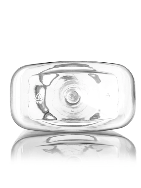 350 ml Clear PET Plastic Metric Oblong Bottle – B881