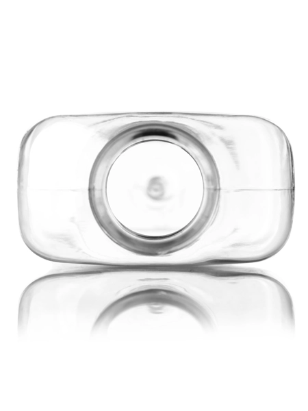 100 ml Clear PET Plastic Metric Oblong Bottle – B882