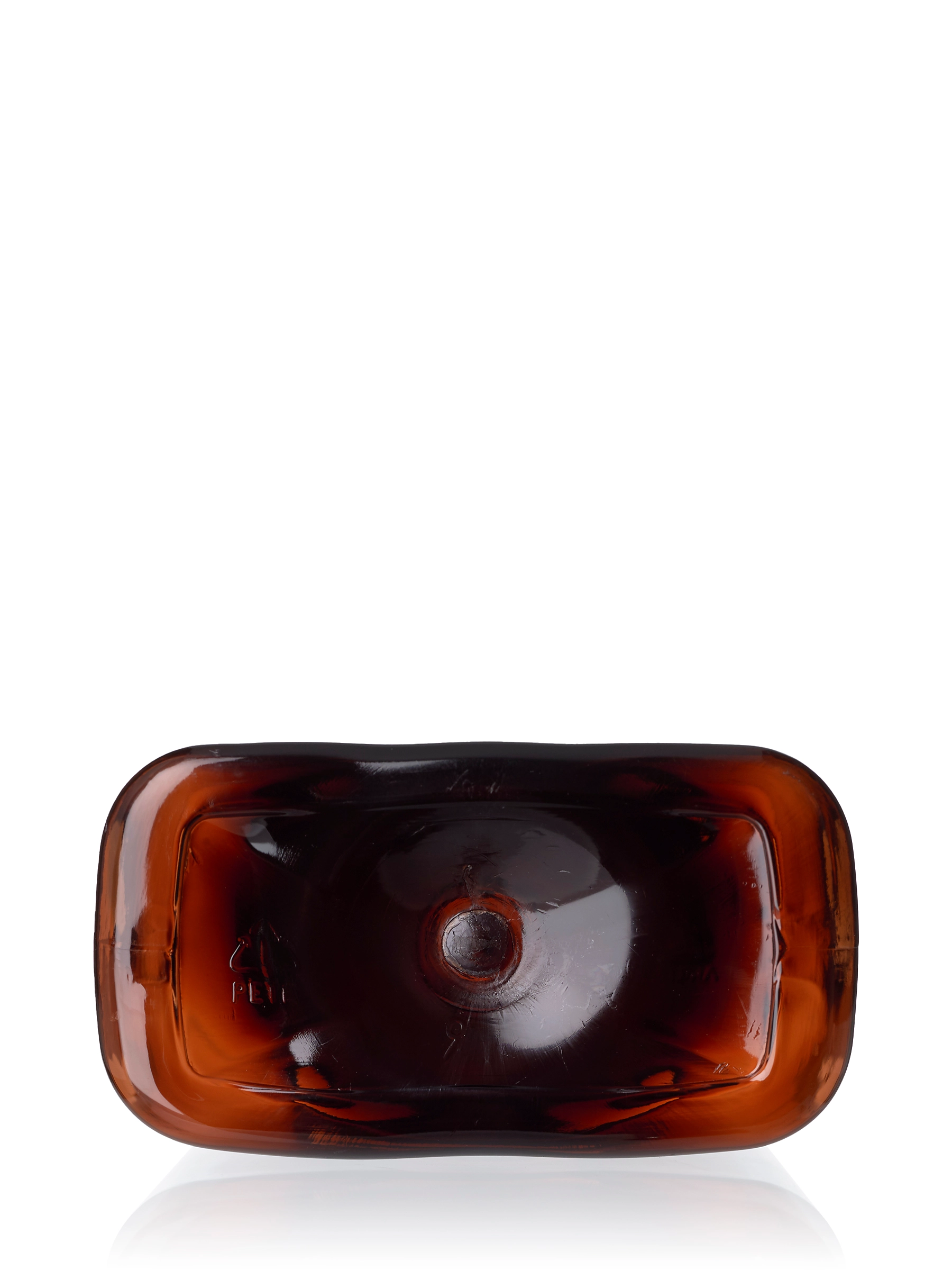100 ml Amber PET Plastic Metric Oblong Bottle – B882AM