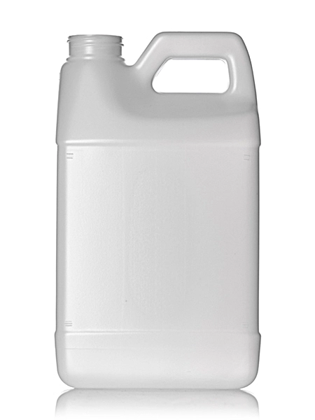 64 oz Natural-Colored HDPE Plastic F-Style Container – B885NT