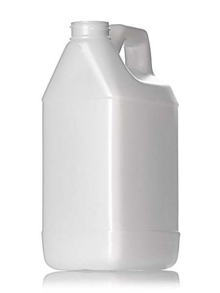 64 oz Natural-Colored HDPE Plastic F-Style Container – B885NT