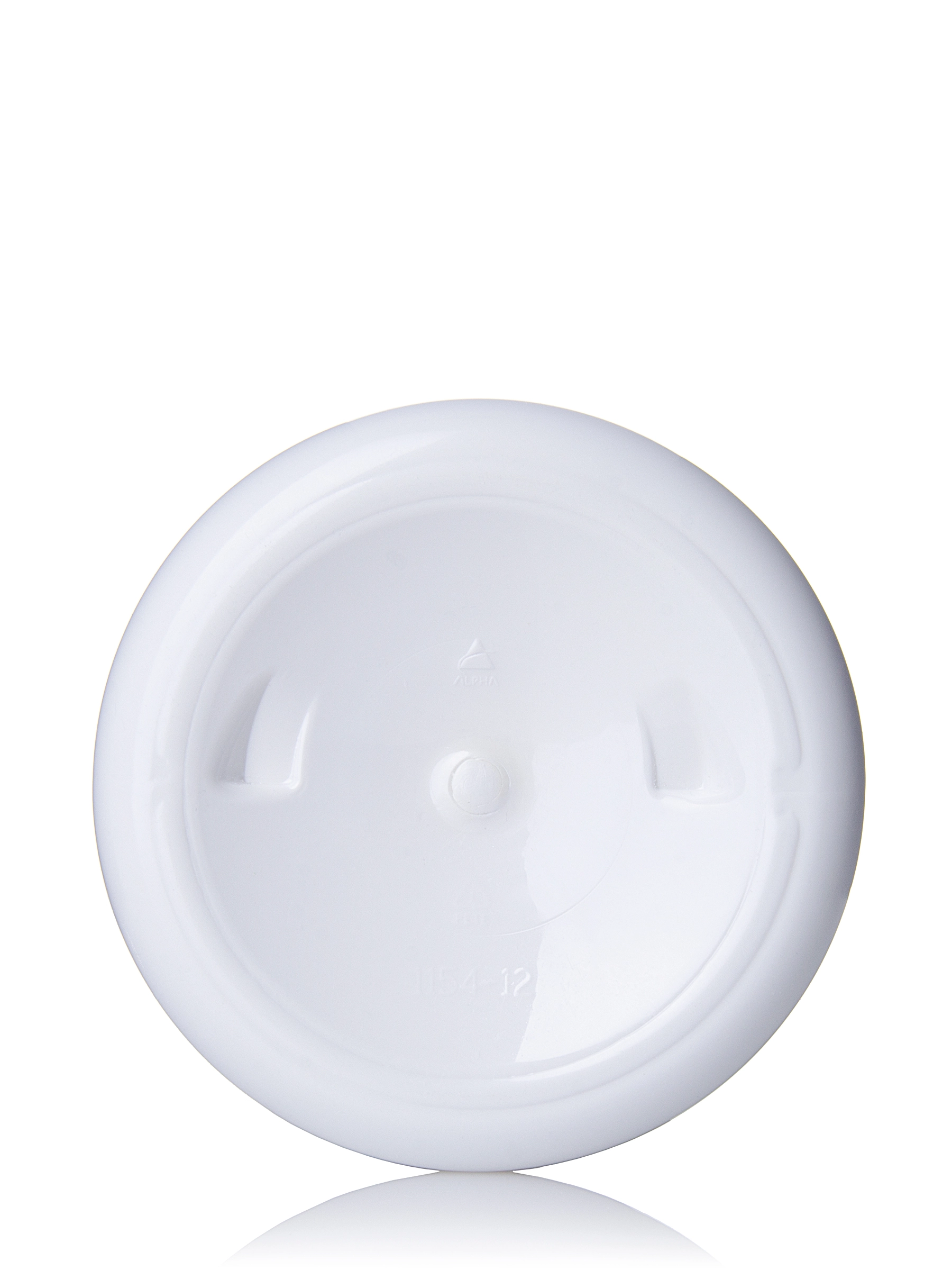 32 oz White PET Plastic Cosmo Round Bottle – B918WH