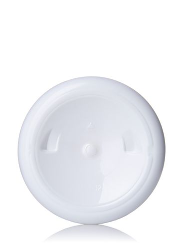 32 oz white PET plastic cosmo round bottle with 28-410 neck finish