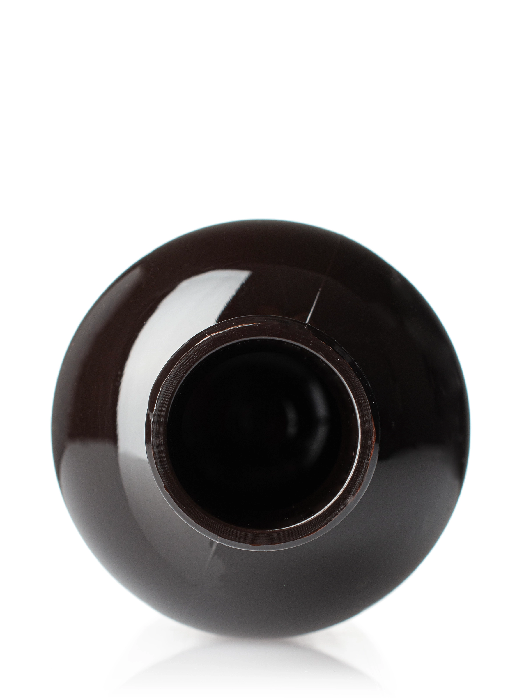 4 oz Dark Amber PET Plastic Squat Boston Round Bottle – B944DA