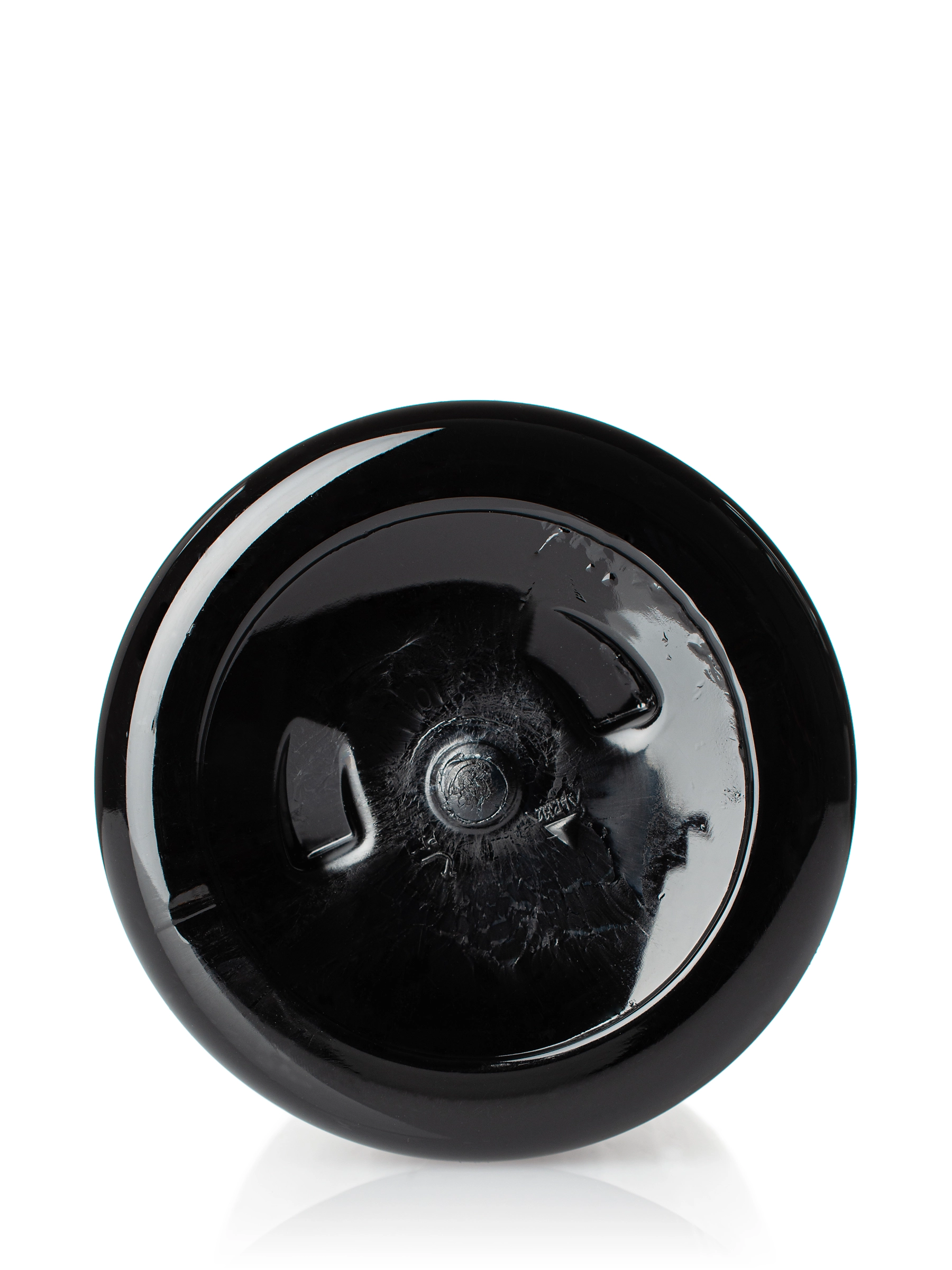 4 oz Black PET Plastic Squat Boston Round Bottle – B945BK