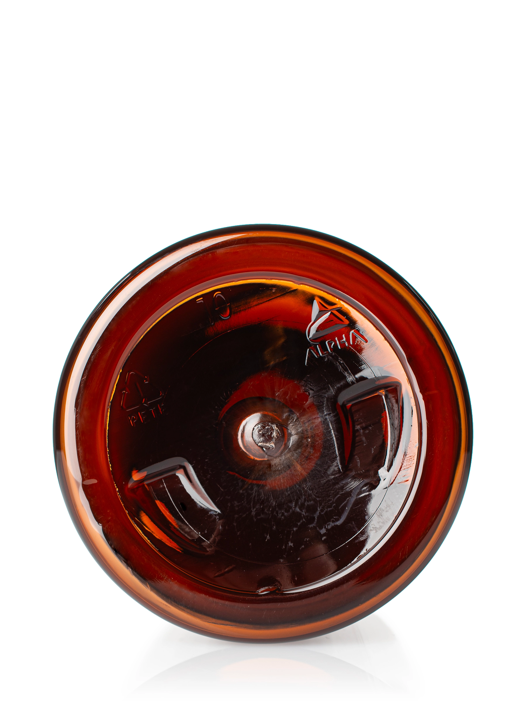 6 oz Amber PET Plastic Squat Boston Round Bottle – B951AM