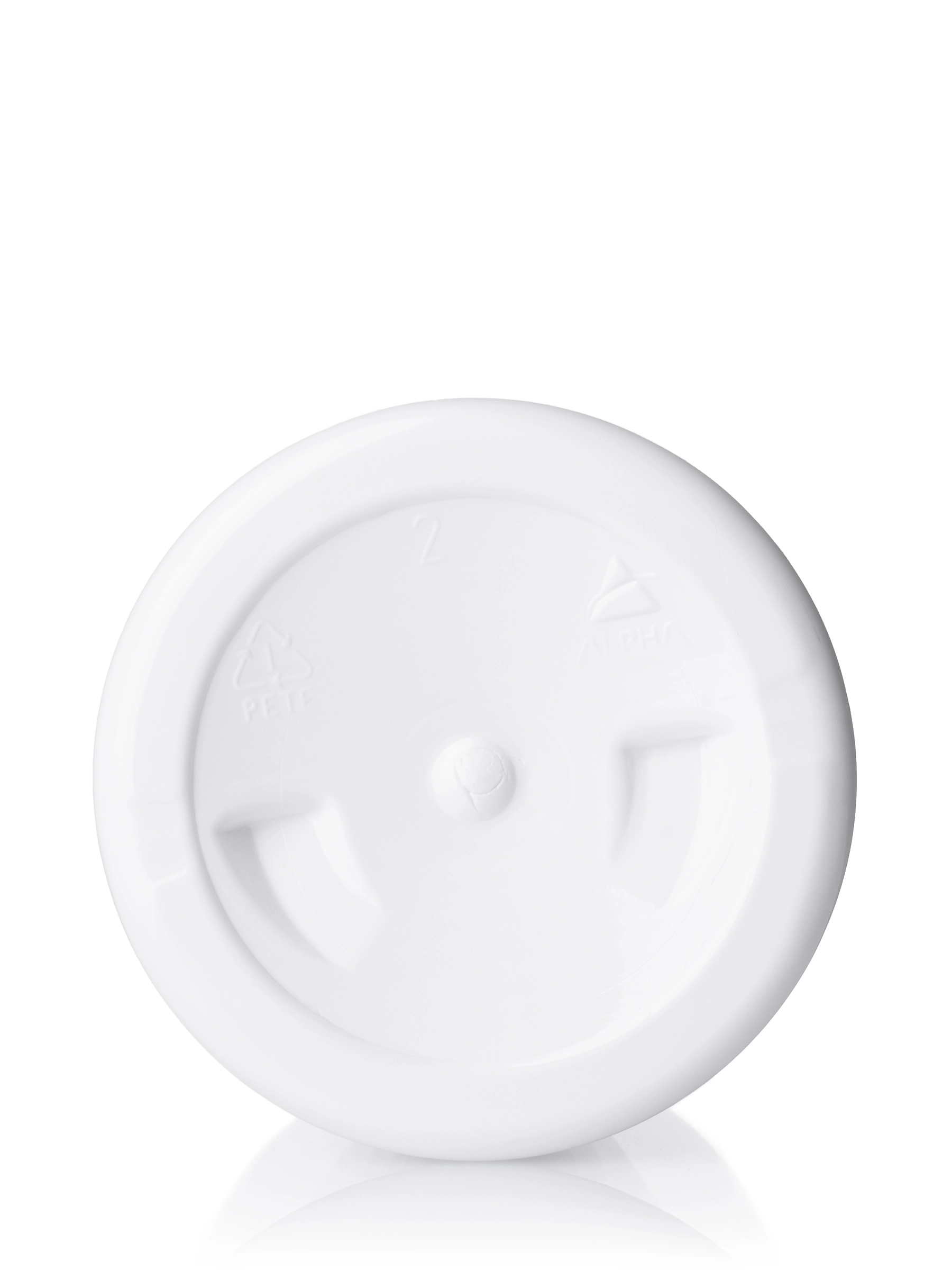 6 oz White PET Plastic Squat Boston Round Bottle – B951WH