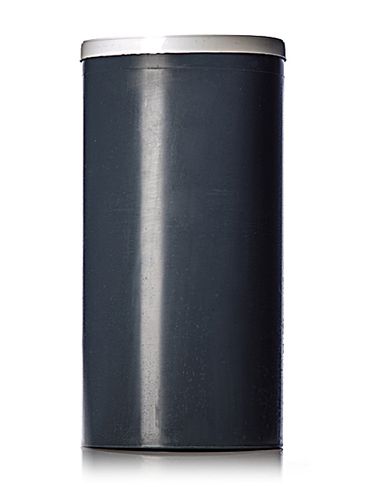 6 x 12 inches dark gray PP plastic test cylinder with white lid (lid included)