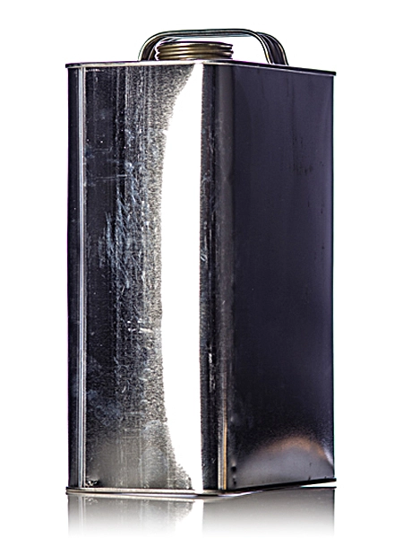 1 Gallon Silver Steel Metal F-Style Paint Can – C038