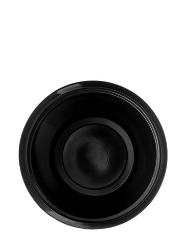 850 mL black PP plastic round disposable bowl (8.86 inch diameter)