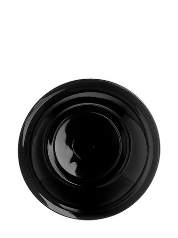 850 mL black PP plastic round disposable bowl (8.86 inch diameter)