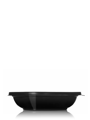 500 mL black PP plastic round disposable bowl (7.09 inch diameter)