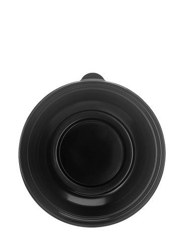 500 mL black PP plastic round disposable bowl (7.09 inch diameter)