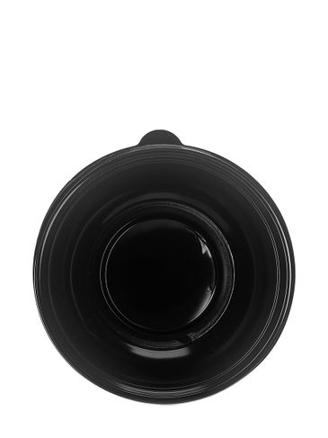 750 mL black PP plastic round disposable bowl (7.09 inch diameter)