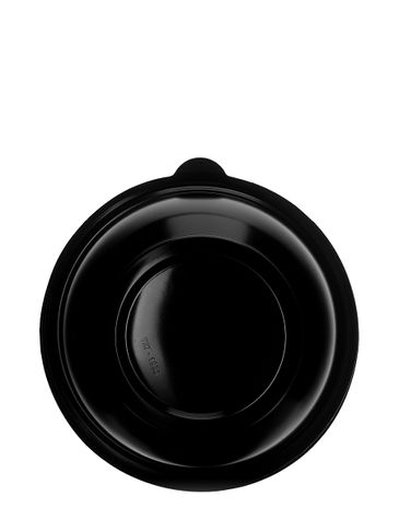 1000 mL black PP plastic round disposable bowl (7.09 inch diameter)