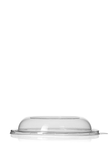 Clear PET plastic round disposable dome lid (9.06 inch diameter)