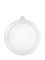Clear PET plastic round disposable dome lid (9.06 inch diameter)
