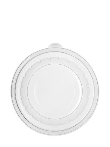 Clarified PP plastic round disposable lid (7.09 inch diameter)