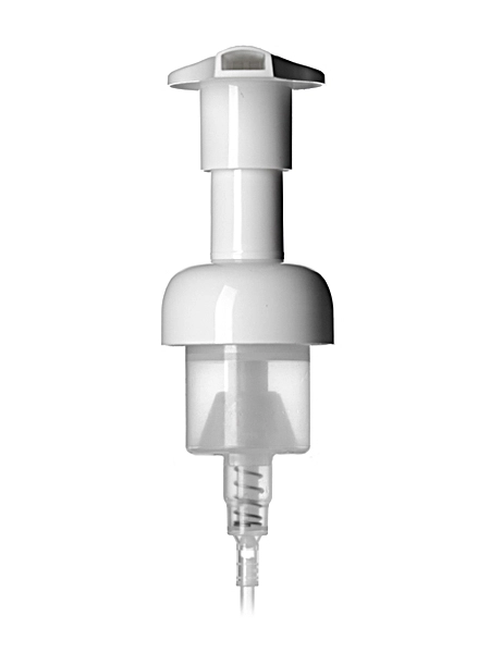 White PP Plastic 40 mm Smooth Skirt Up-Lock Foamer Dispensing Pump – DP115