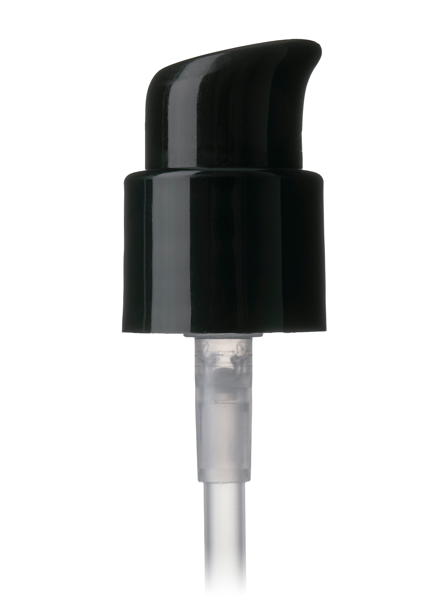 Black PP Plastic 20-400 Smooth Skirt Up-Lock Fingertip Treatment Pump – DP255BK