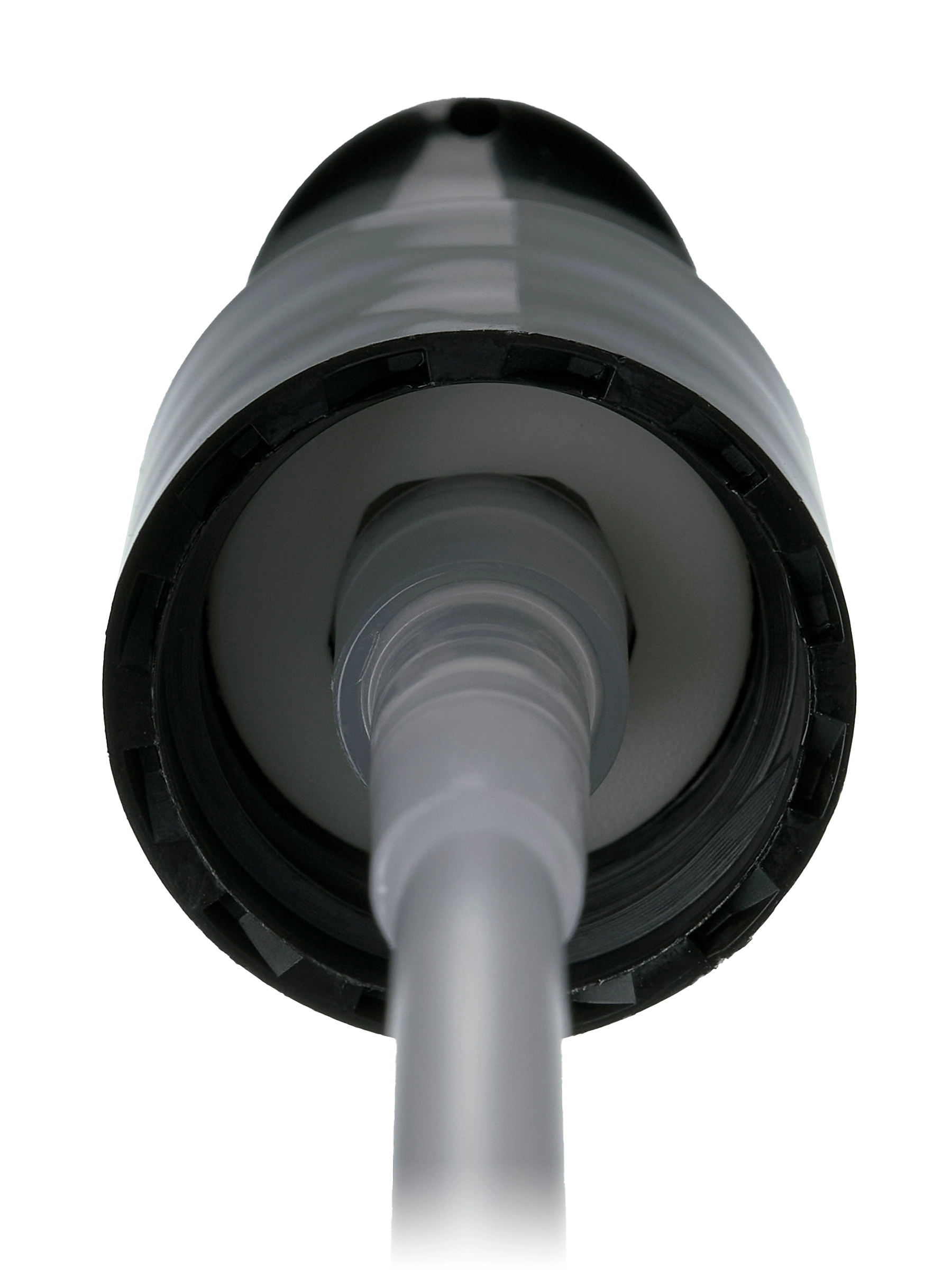 Black PP Plastic 20-400 Smooth Skirt Up-Lock Fingertip Treatment Pump – DP255BK