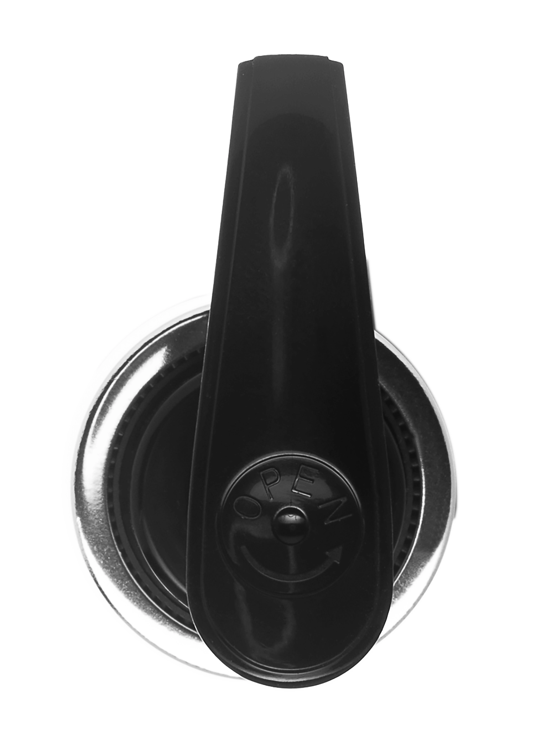 Black and Silver PP 24-410 Smooth Skirt Down-Lock Saddle Head Dispensing Pump – DP47BKSL
