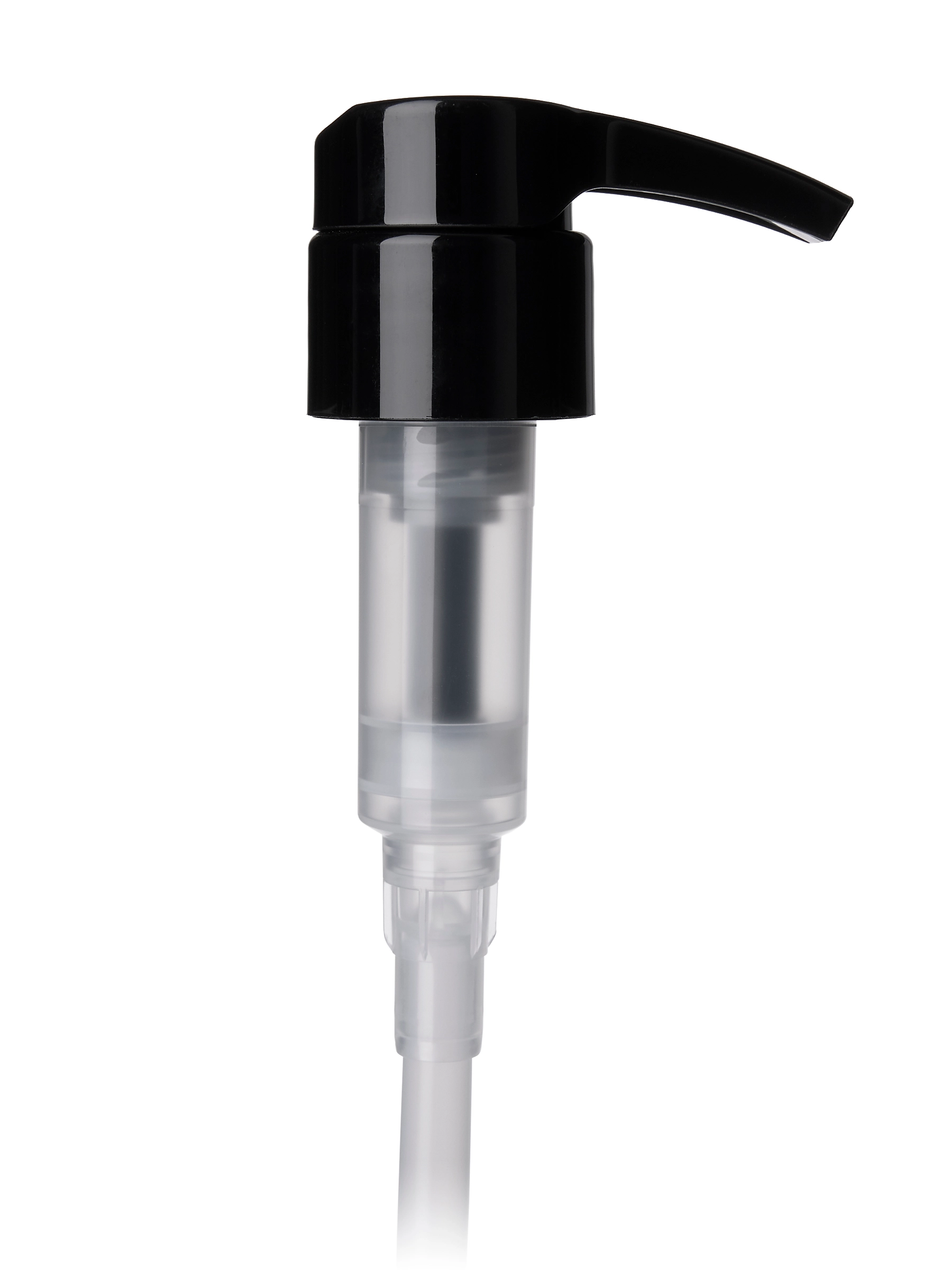 Black PP Plastic 28-410 Smooth Skirt Down-Lock Metal Free (outside Spring) Dispensing Pump – DP55BK