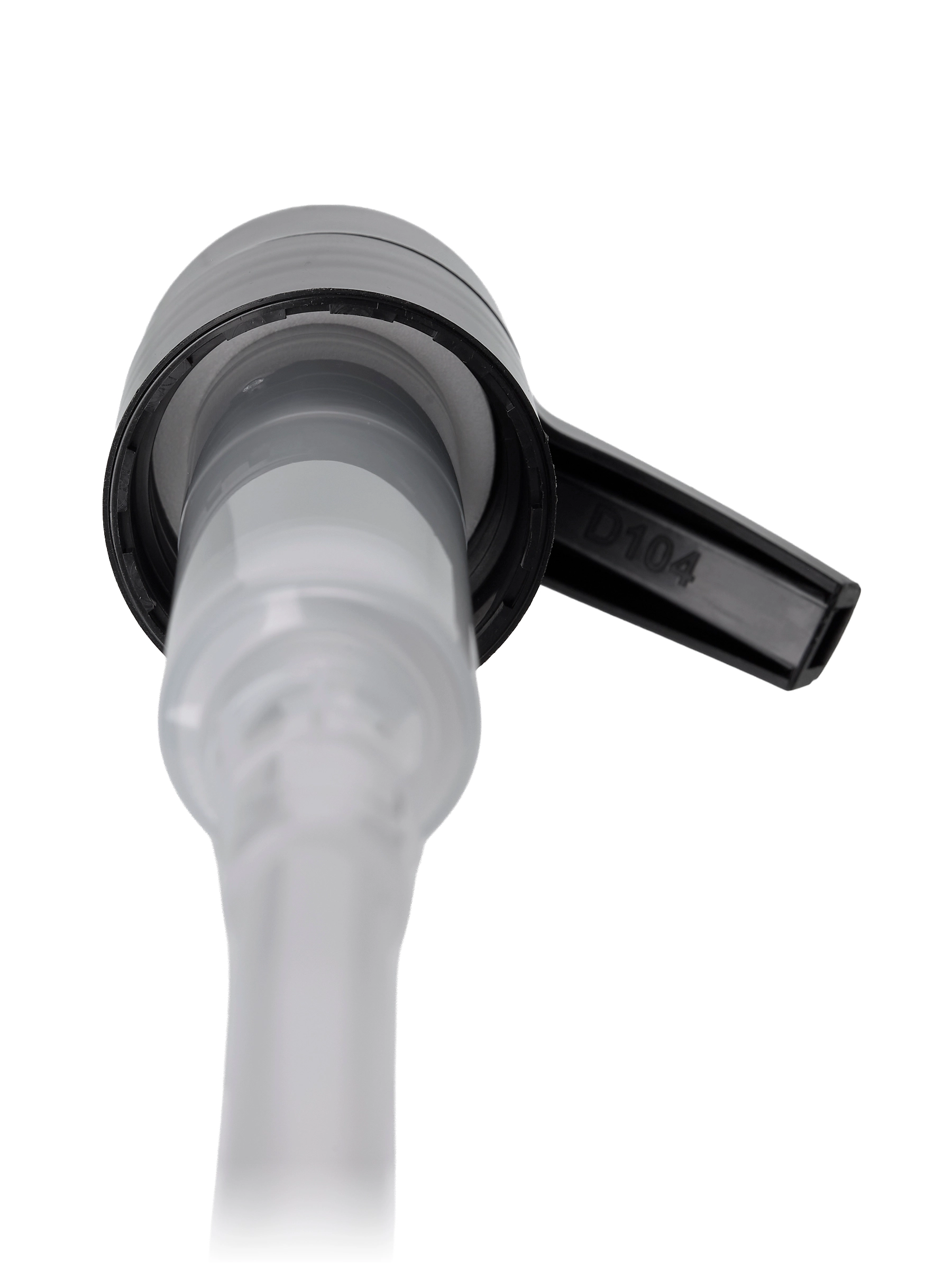 Black PP Plastic 28-410 Smooth Skirt Down-Lock Metal Free (outside Spring) Dispensing Pump – DP55BK