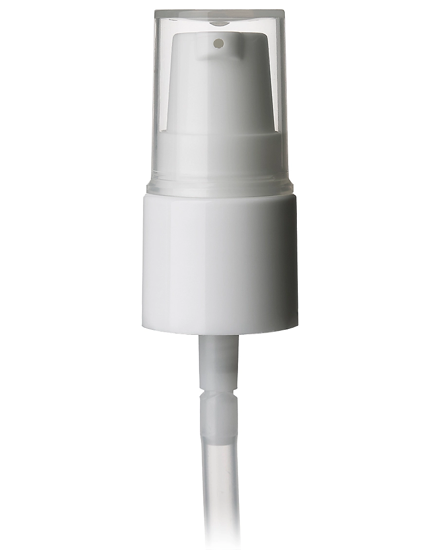 White PP Plastic 18-415 Smooth Skirt Fingertip Treatment Pump – DP634WH
