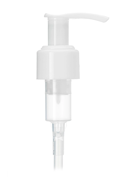 White PP Plastic 24-410 Smooth Skirt Up-Lock Head Dispensing Pump – DP736WH