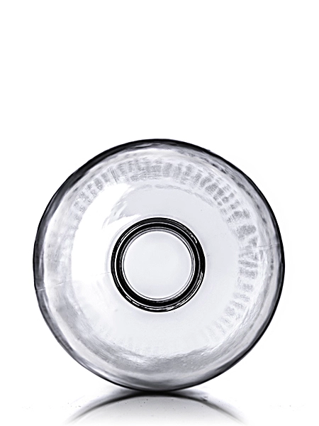 32 oz Clear Glass Boston Round Bottle – G013