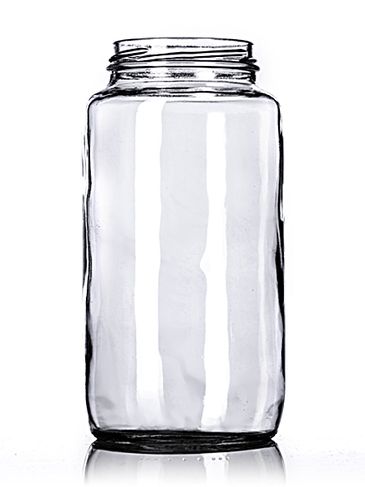 32 oz clear glass paragon jar with 70TW neck finish