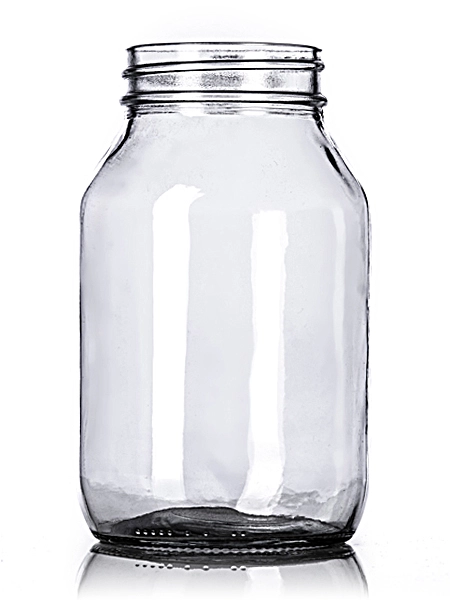 32 oz Clear Glass Jar – G016