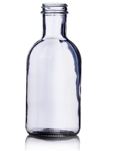 16 oz Clear Glass Stout Sauce Bottle – G023