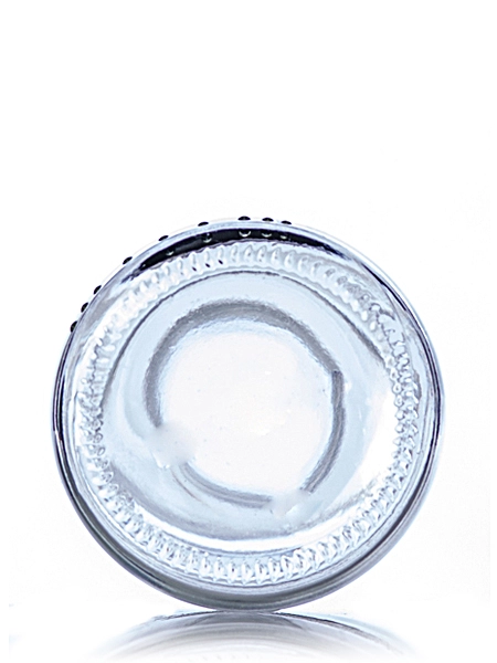 12 oz Clear Glass Vintage Bottle – G032F