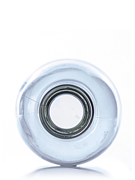 12 oz Clear Glass Vintage Bottle – G032F
