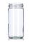 8 oz clear glass paragon jar with 58TW neck finish