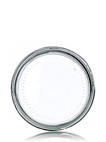 8 oz clear glass paragon jar with 58TW neck finish